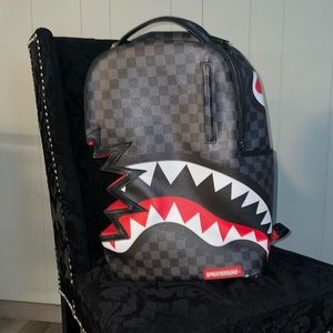 Leather Sprayground Shark Backpack!